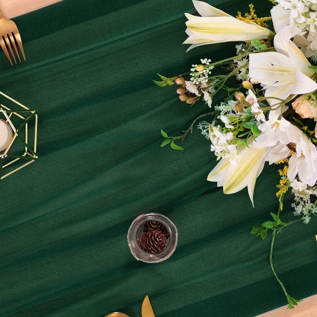 Chiffon Table Runner Nude Shee - огляд і ціна Christmas Table Runner