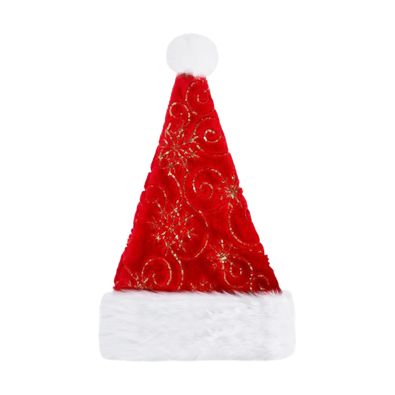 Plush Christmas Hat Portable W - огляд і ціна Santa Hat Plush