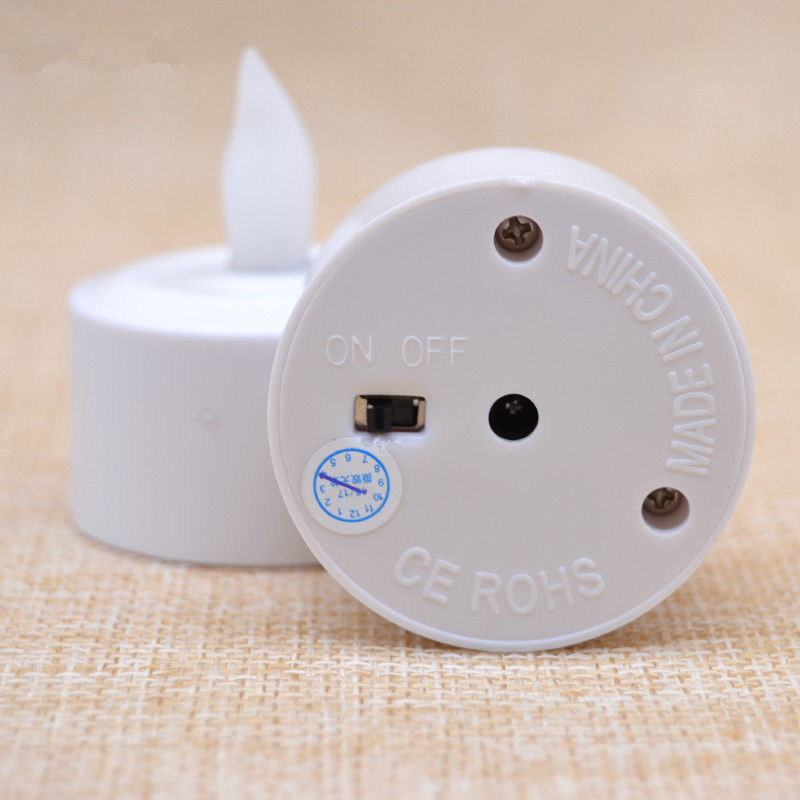 Set of 12 Rechargeable LED Can - огляд і ціна Holiday Candle Set