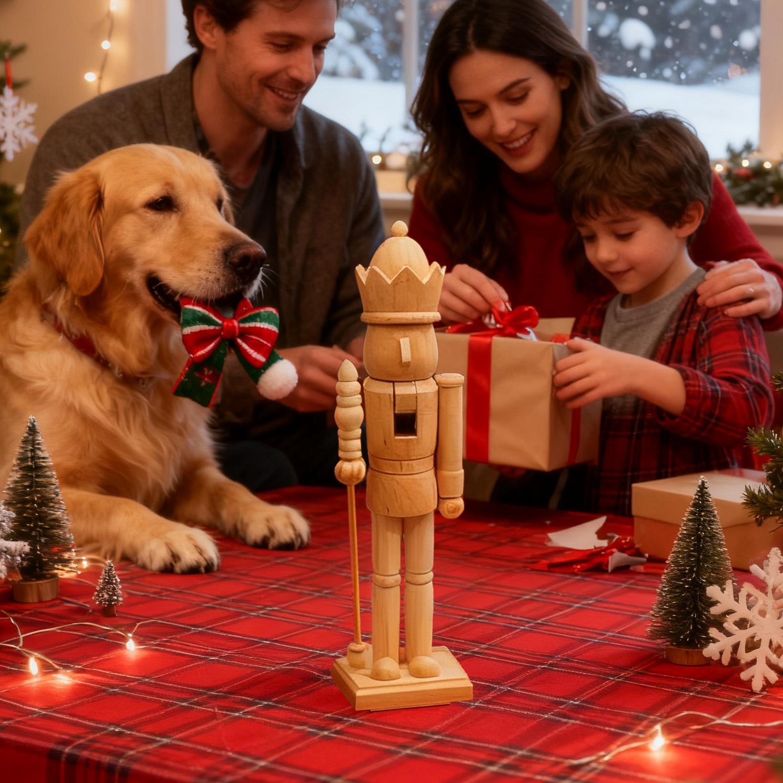 Nutcrackers Figures 38cm Woode - огляд і ціна Nutcracker Figurine