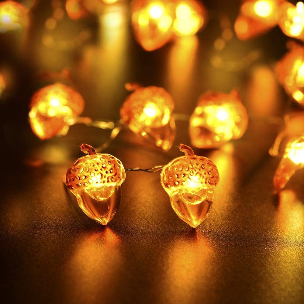 30 LEDs Acorn String Lights Th - огляд і ціна Led Fairy String Lights