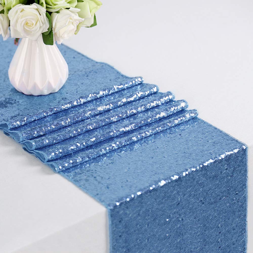 4pcs Glitter Sequin Table Runn - огляд і ціна Christmas Table Runner