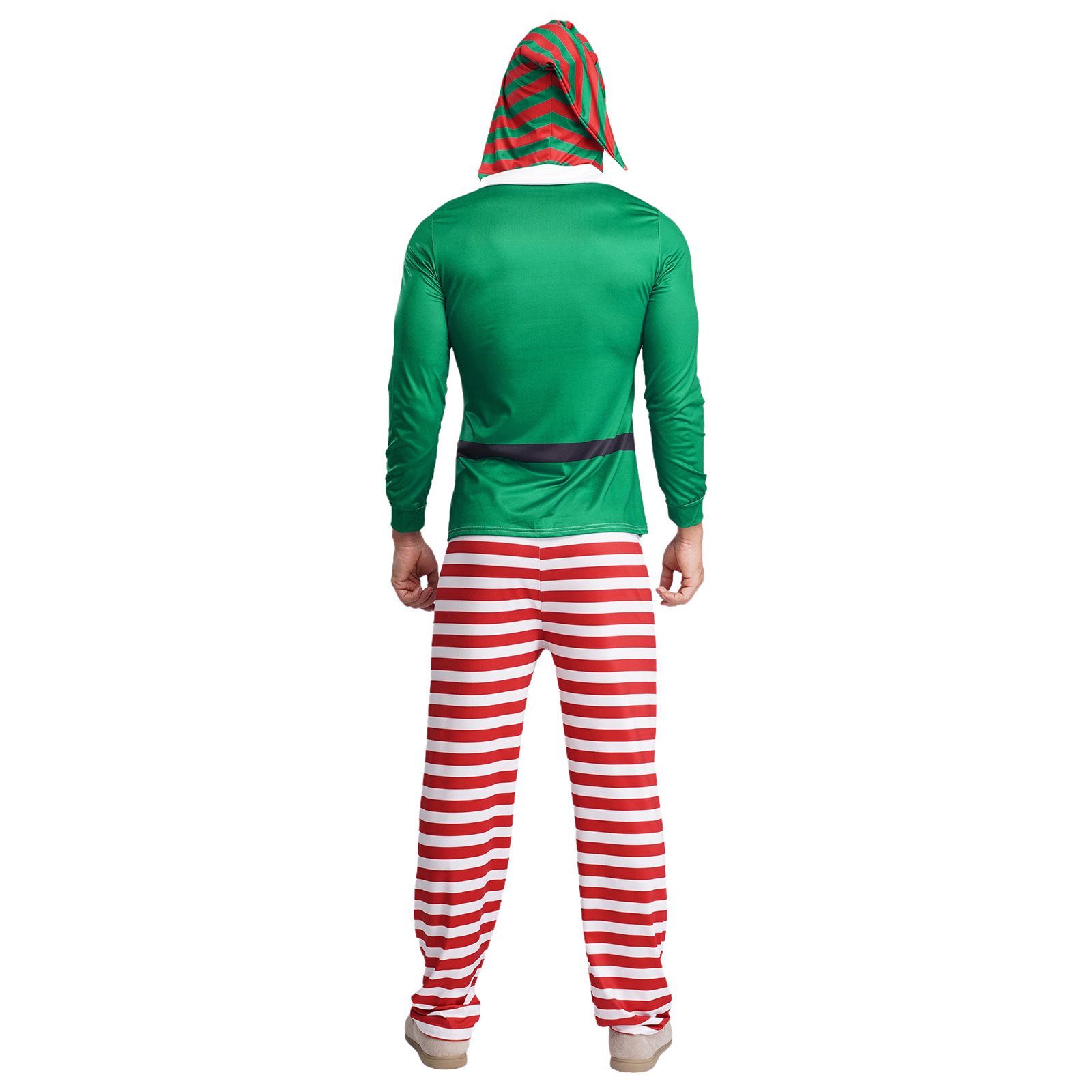 Mens Christmas Elf Pajamas Par - огляд і ціна Elf Costume Christmas