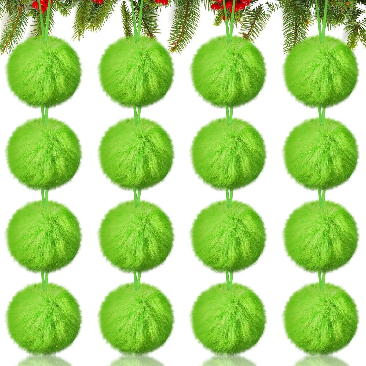 Christmas Green Long Plush Bal - огляд і ціна Santa Hat Plush