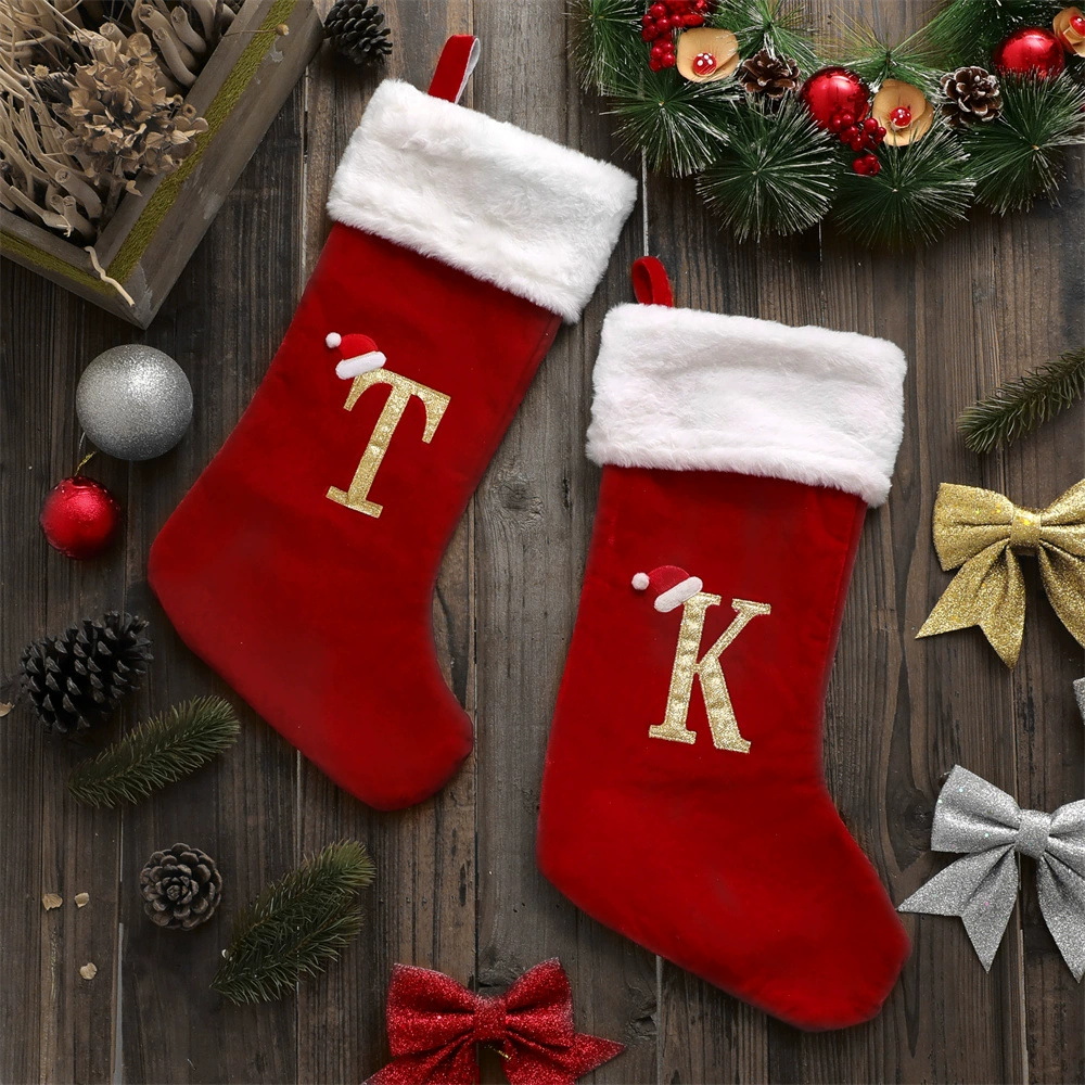 New Creative Alphabet Christma - огляд і ціна Christmas Stocking Hanging