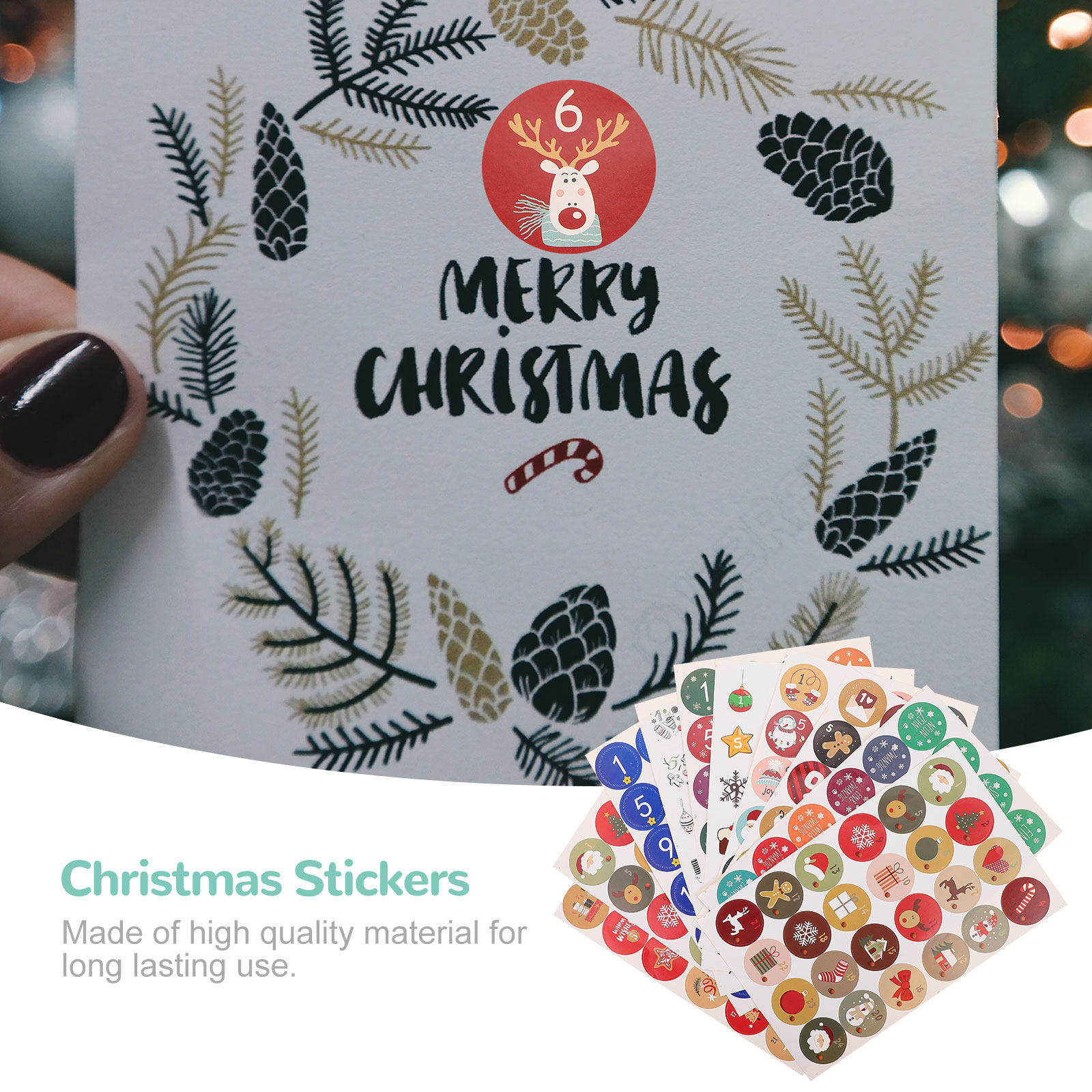 10 Sheets Christmas Decoration - огляд і ціна Advent Calendar Gift