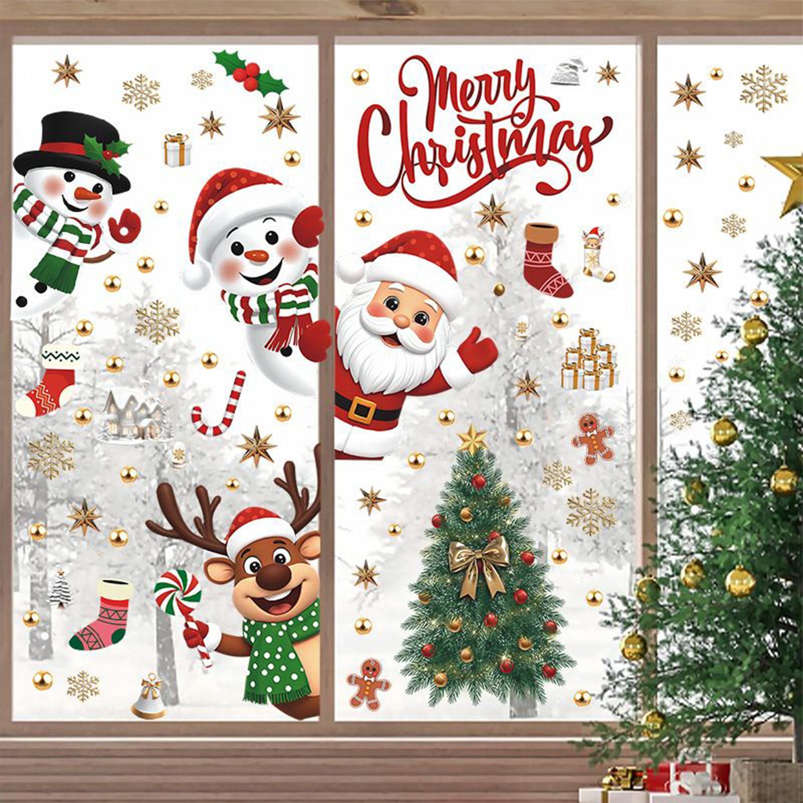 Christmas Window Decals Holida - огляд і ціна Snowflake Window Decal