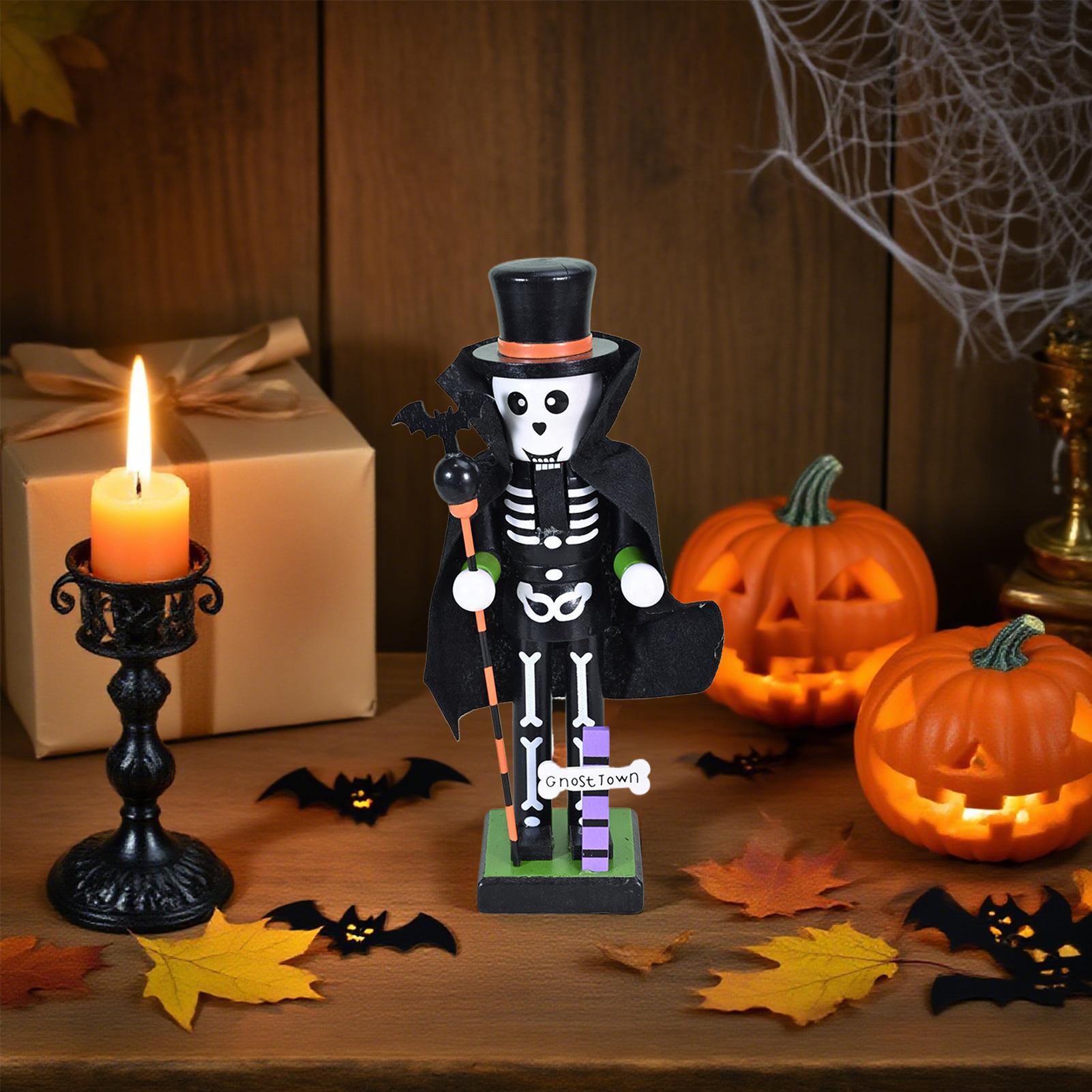 Halloween Wooden Nutcracker Ho - огляд і ціна Nutcracker Figurine