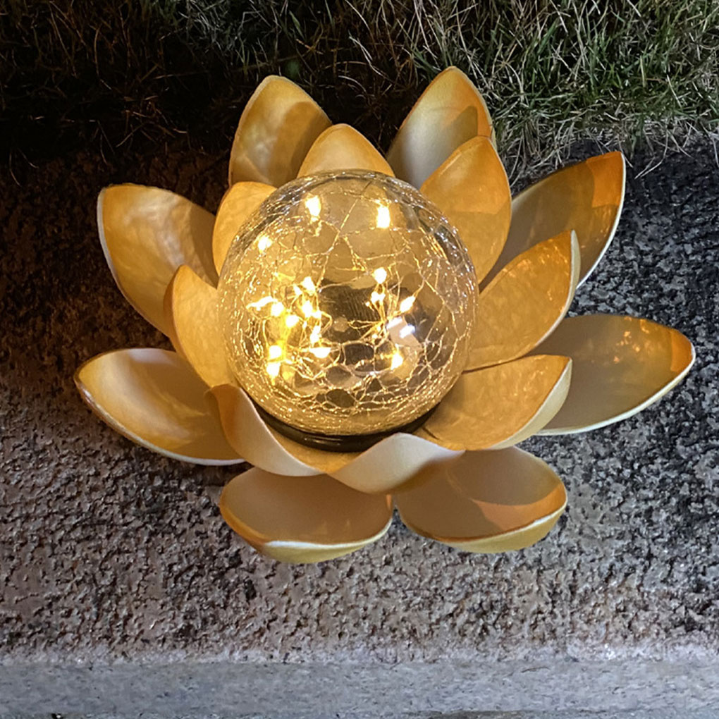 Lotus Shaped Garden Solar Ligh - огляд і ціна Christmas Lights Outdoor