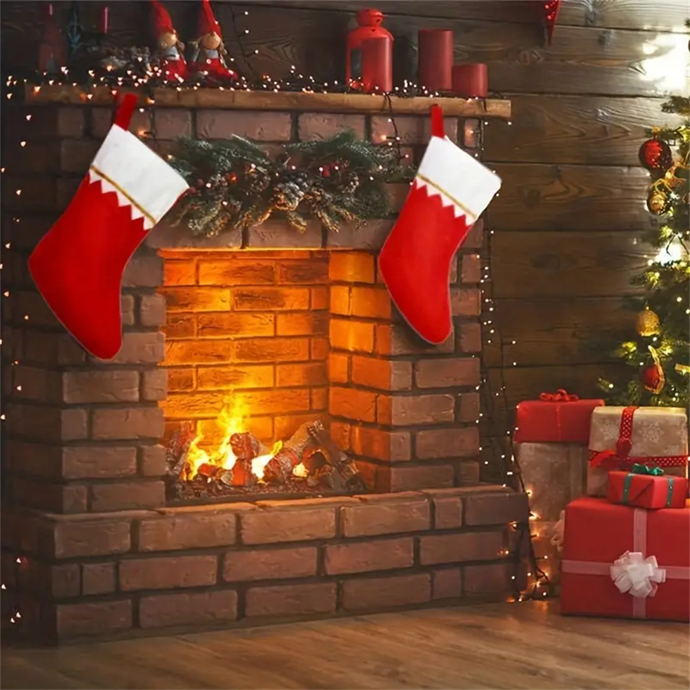 12pcs Red Felt Christmas Stock - огляд і ціна Christmas Stocking Hanging