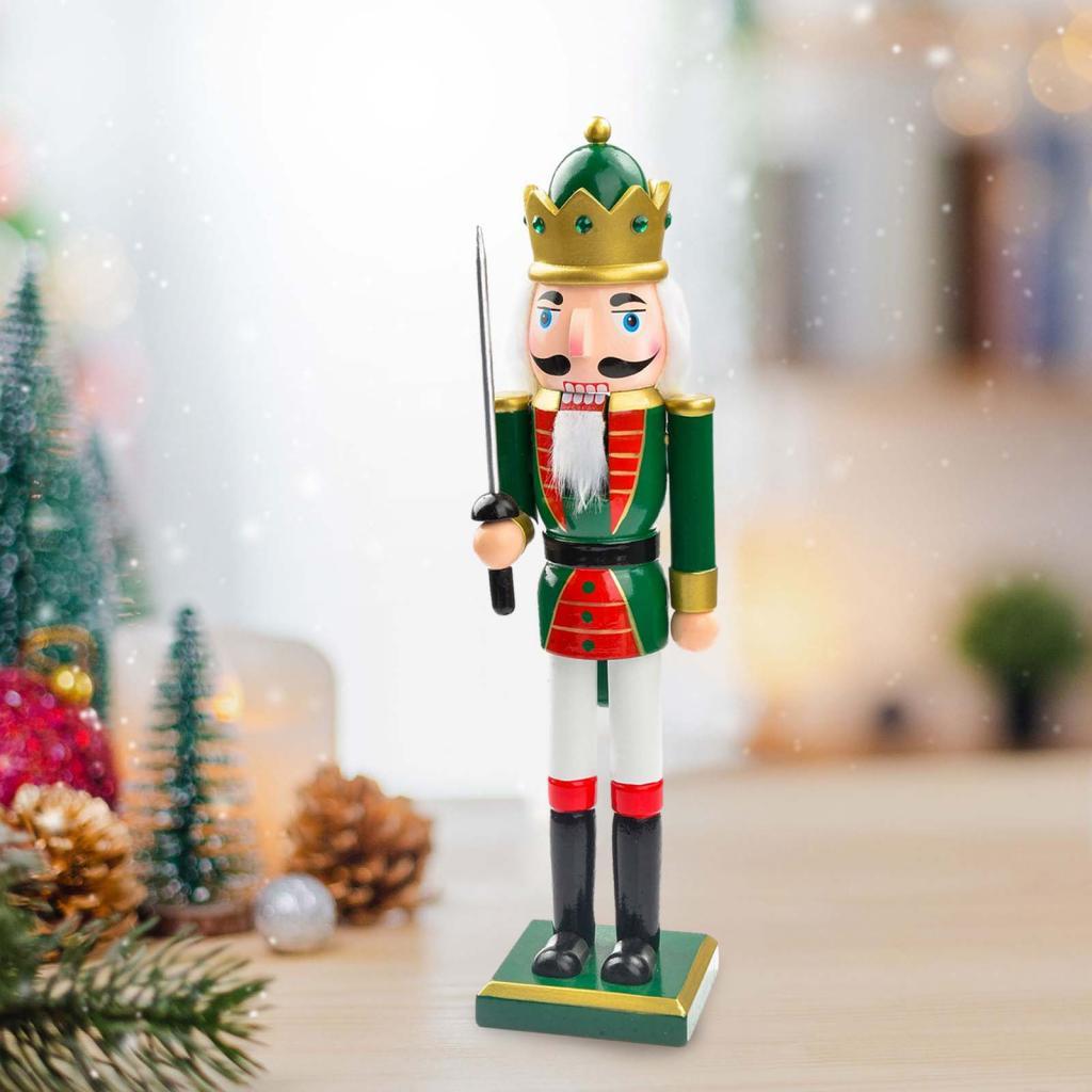 25cm Wooden Christmas Nutcrack - огляд і ціна Nutcracker Figurine