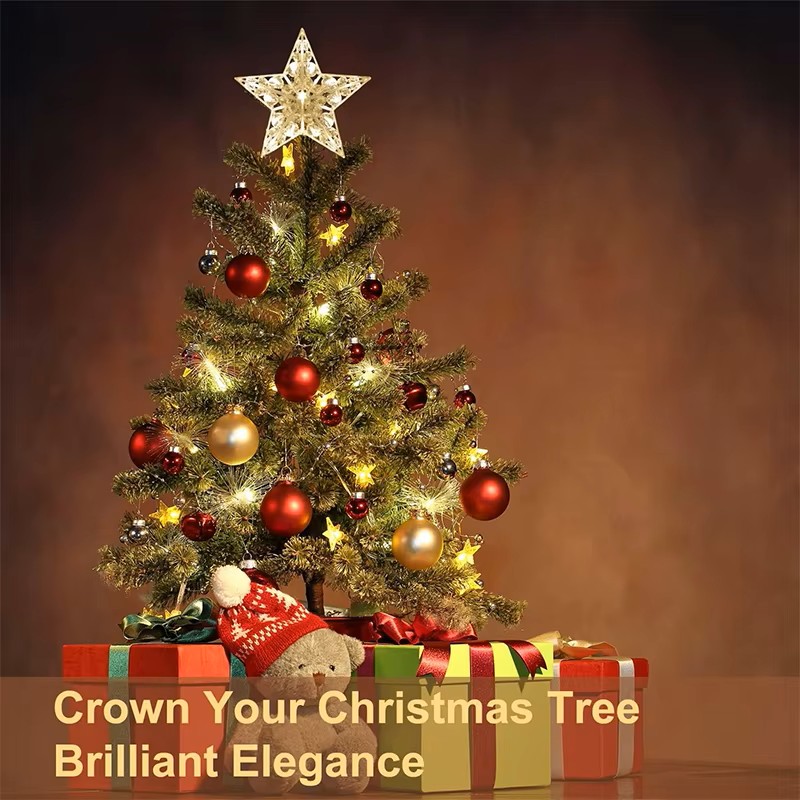 15cm Christmas Glowing Tree To - огляд і ціна Star Tree Topper