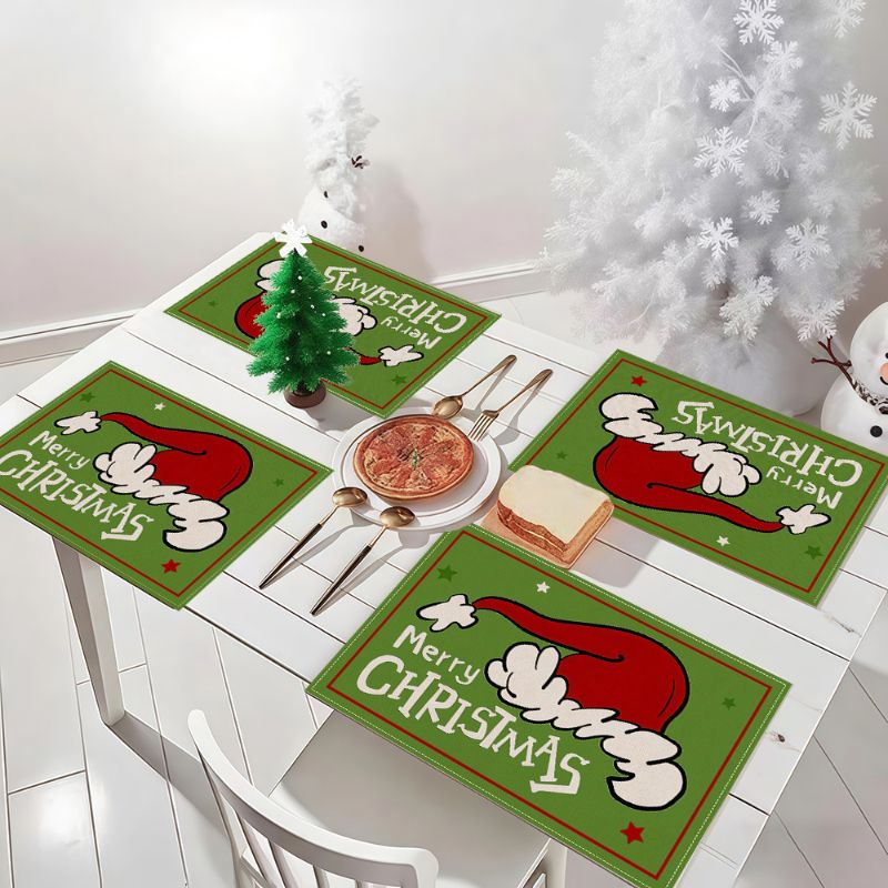 VIKAMA Cute Cartoon Christmas  - огляд і ціна Christmas Table Runner