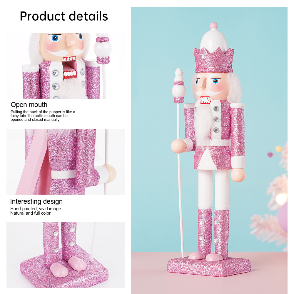 30CM Wooden Nutcracker Solider - огляд і ціна Nutcracker Figurine
