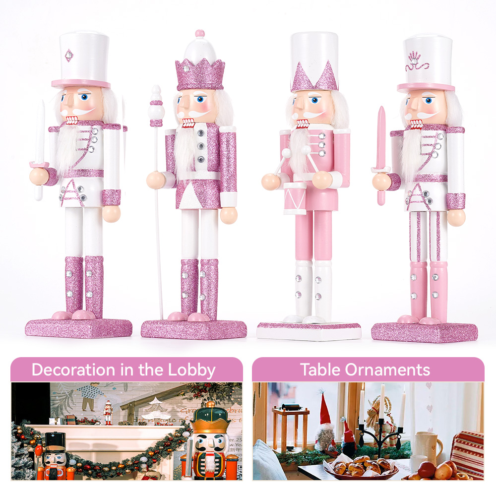 30CM Wooden Nutcracker Solider - огляд і ціна Nutcracker Figurine