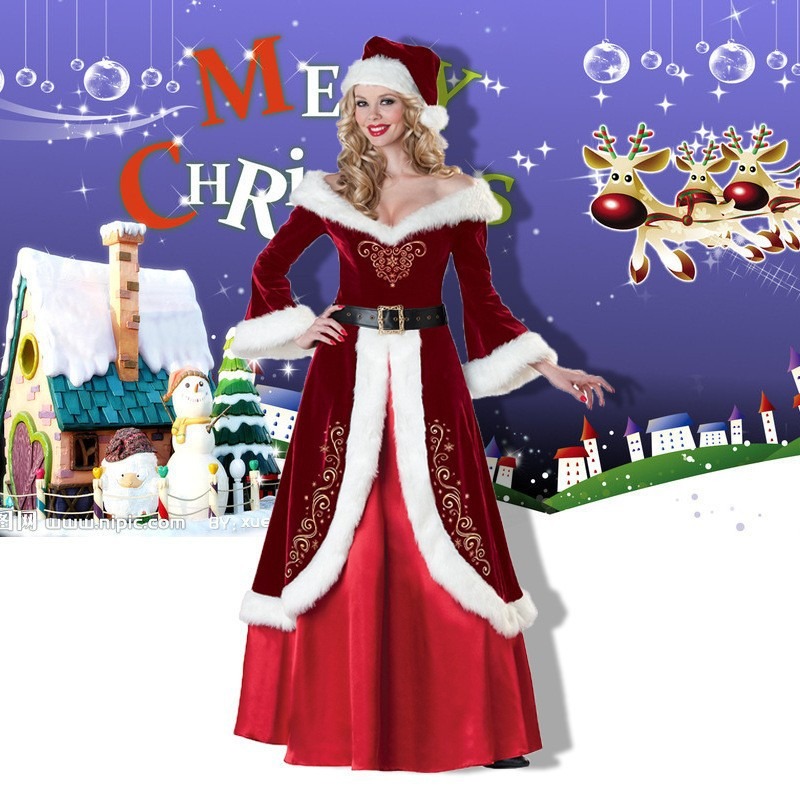 Santa Claus Costume Women Men  - огляд і ціна Elf Costume Christmas