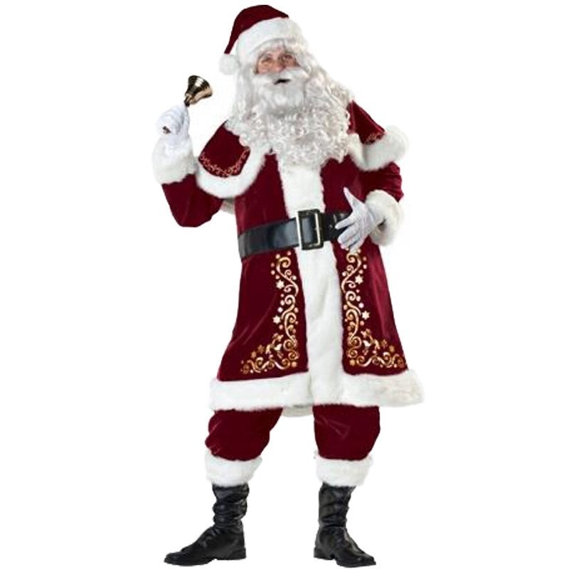 Santa Claus Costume Women Men  - огляд і ціна Elf Costume Christmas