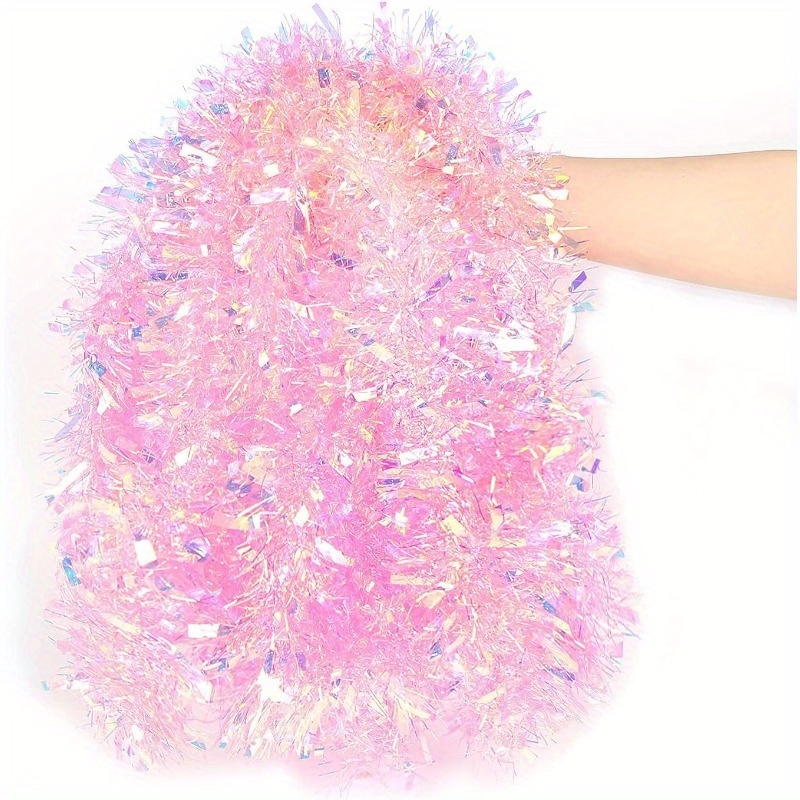 13Ft Pink Christmas Tinsel Gar - огляд і ціна Tinsel Garland Decoration