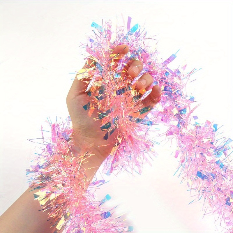 13Ft Pink Christmas Tinsel Gar - огляд і ціна Tinsel Garland Decoration