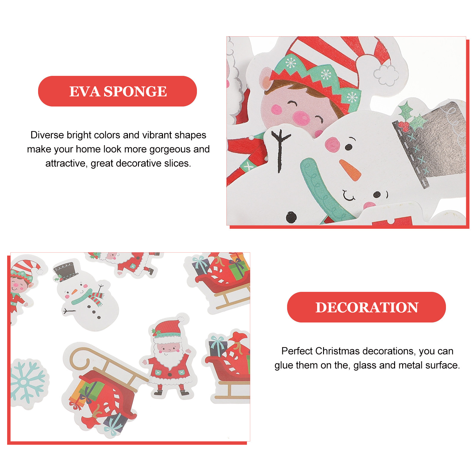 40Pcs Self-Adhesive Christmas  - огляд і ціна Snowflake Window Decal