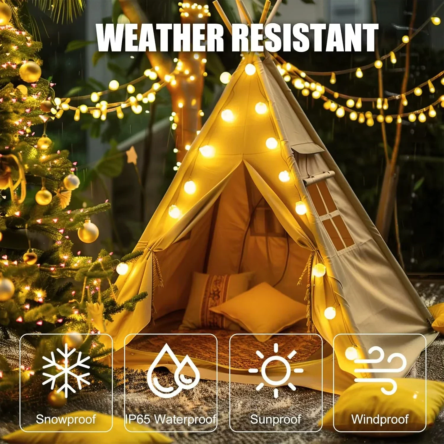USB LED Ball String Lights 6M  - огляд і ціна Led Fairy String Lights