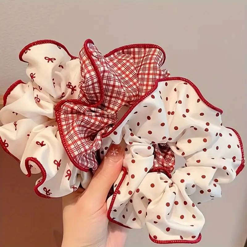 3 Pcs Sweet Red Dot Bowknot Pl - огляд і ціна Christmas Throw Blanket