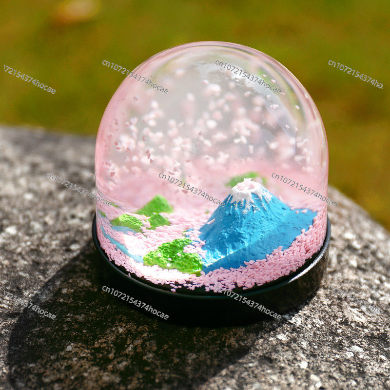 Mount Fuji romantic cherry blo - огляд і ціна Snow Globe Musical