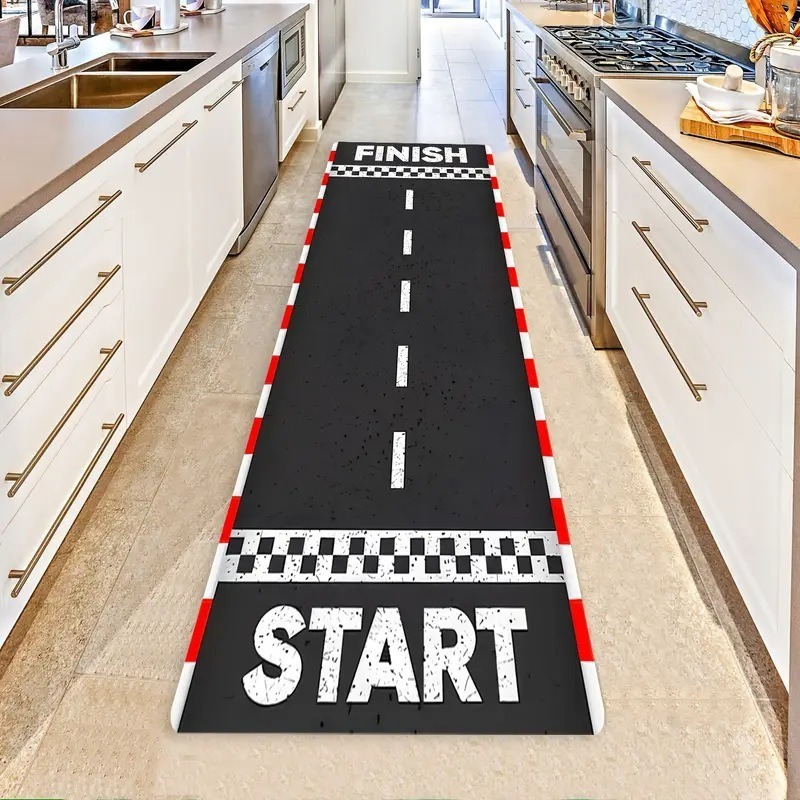 Race Car Racetrack Table Runne - огляд і ціна Christmas Table Runner