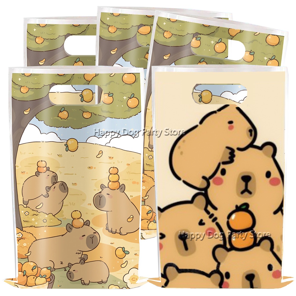 Cartoon Capybara Party Supplie - огляд і ціна Gift Box Wrap Set