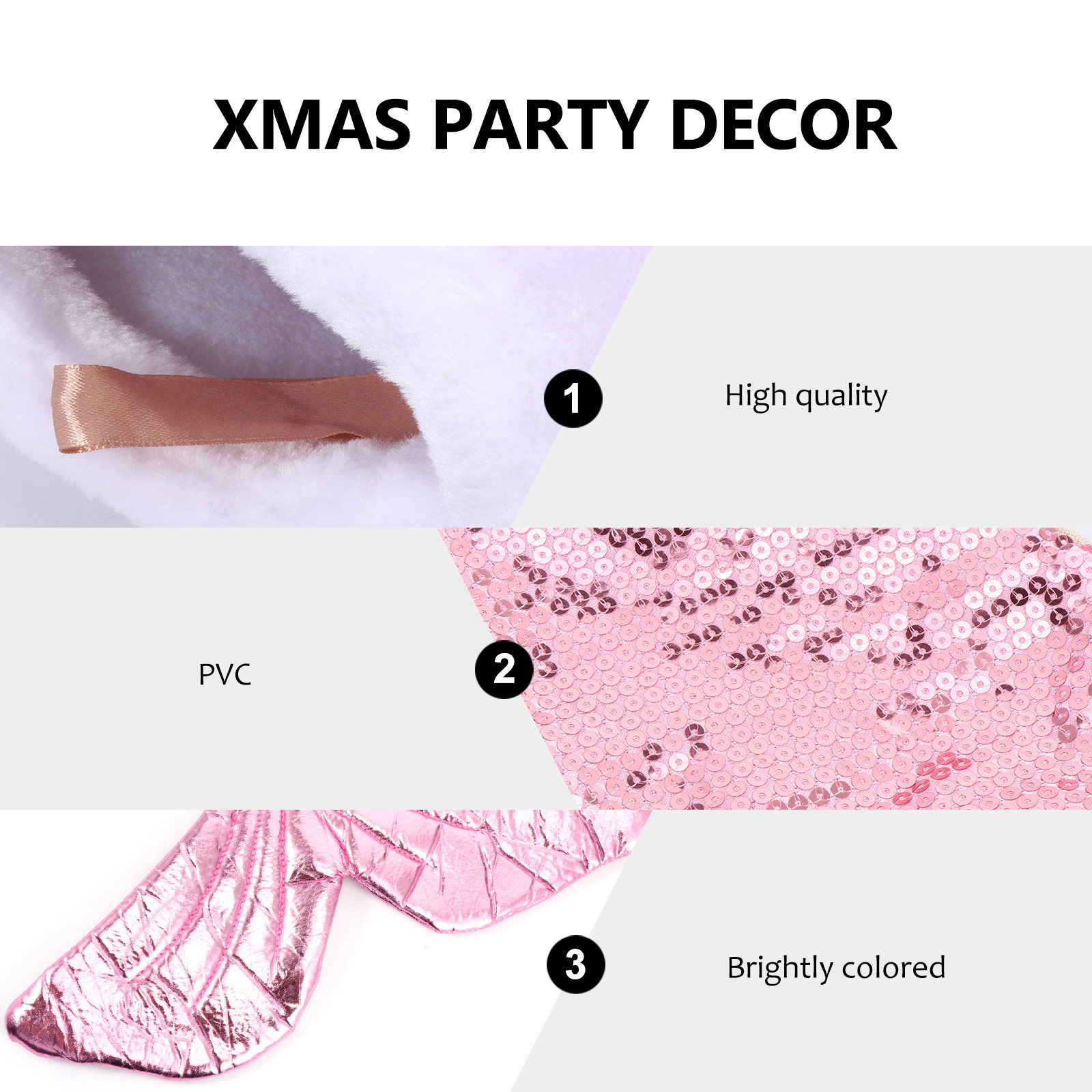 Sequins Mermaid Tail Stocking  - огляд і ціна Christmas Stocking Hanging