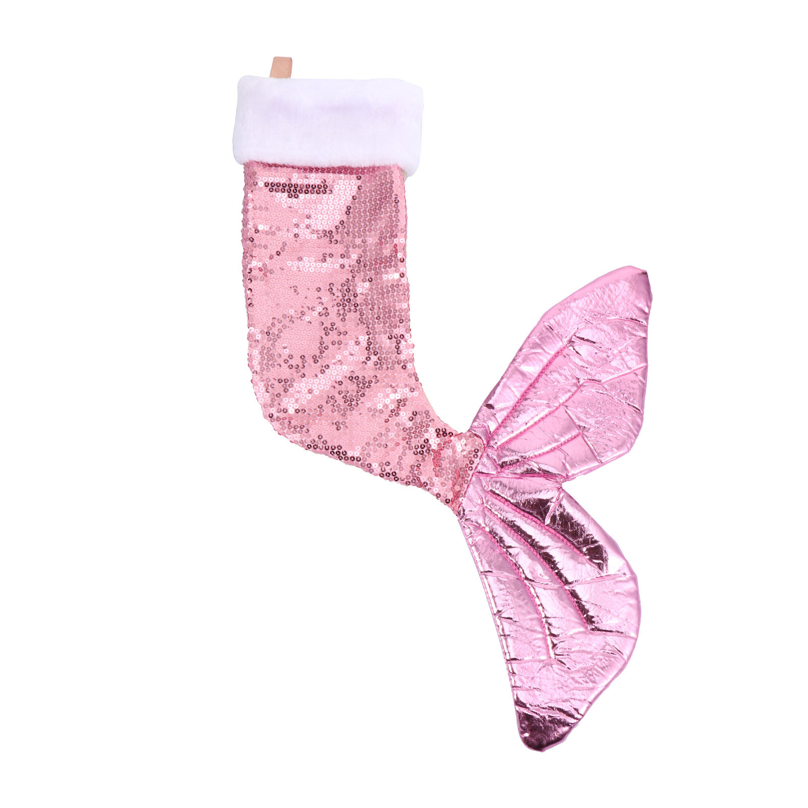 Sequins Mermaid Tail Stocking  - огляд і ціна Christmas Stocking Hanging