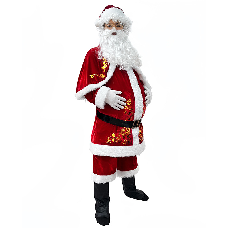 Santa Claus Costume Adult Men  - огляд і ціна Elf Costume Christmas