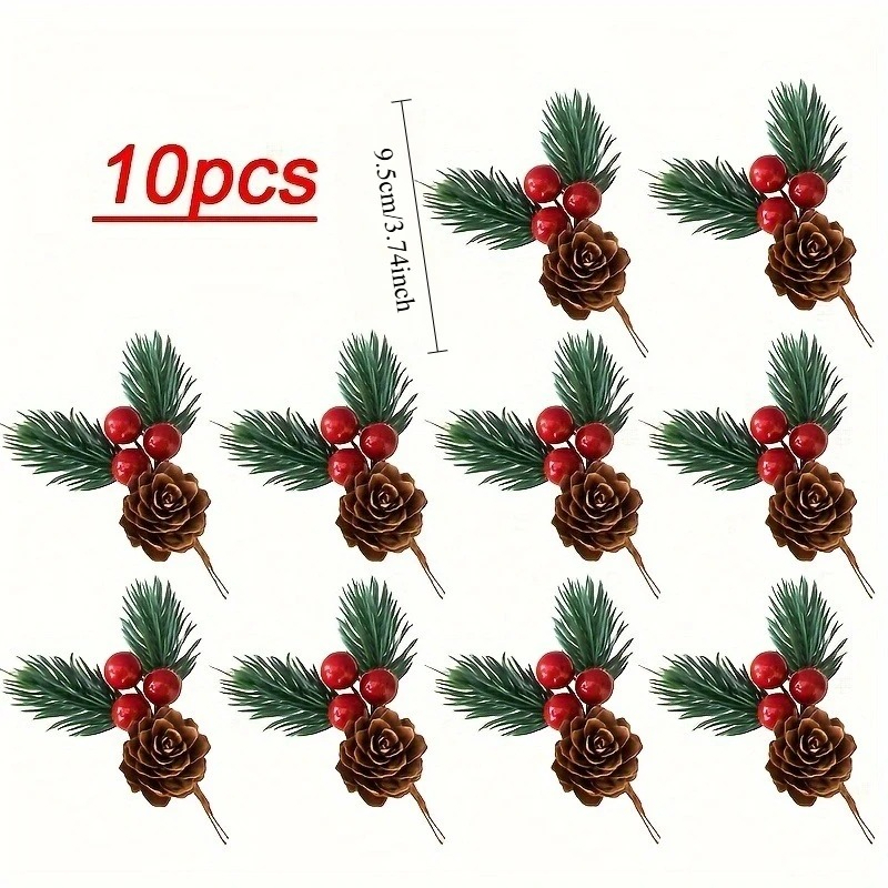 10pcs Set of Artificial Pine C - огляд і ціна Christmas Tree Artificial