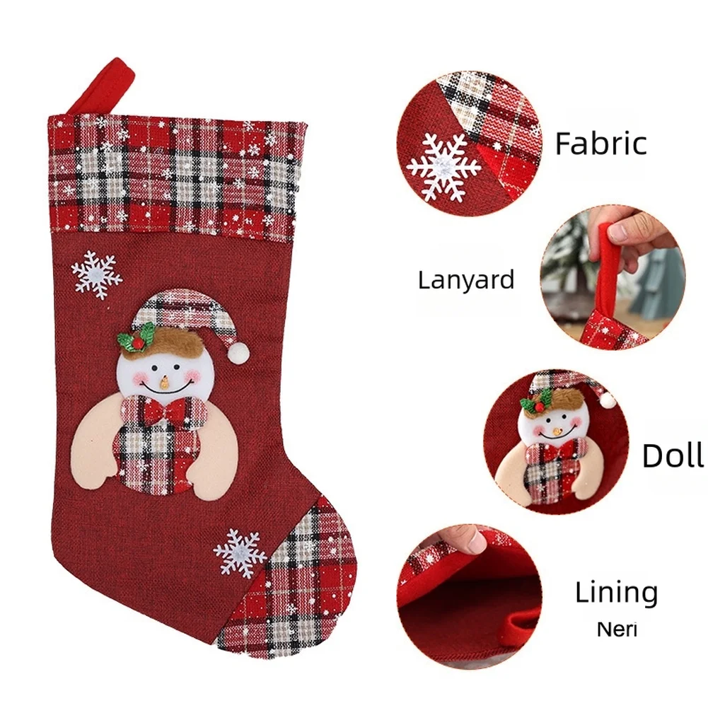 1pcs Christmas Stocking Presen - огляд і ціна Christmas Stocking Hanging