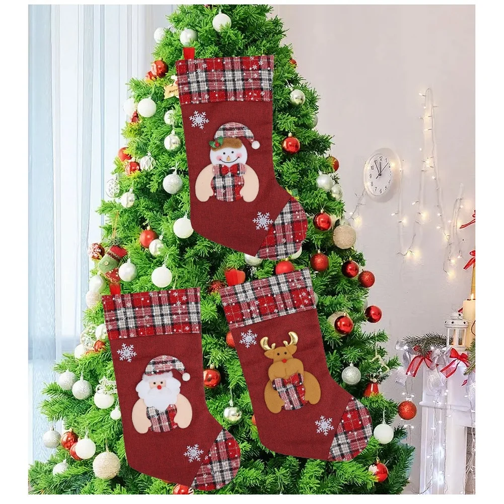 1pcs Christmas Stocking Presen - огляд і ціна Christmas Stocking Hanging