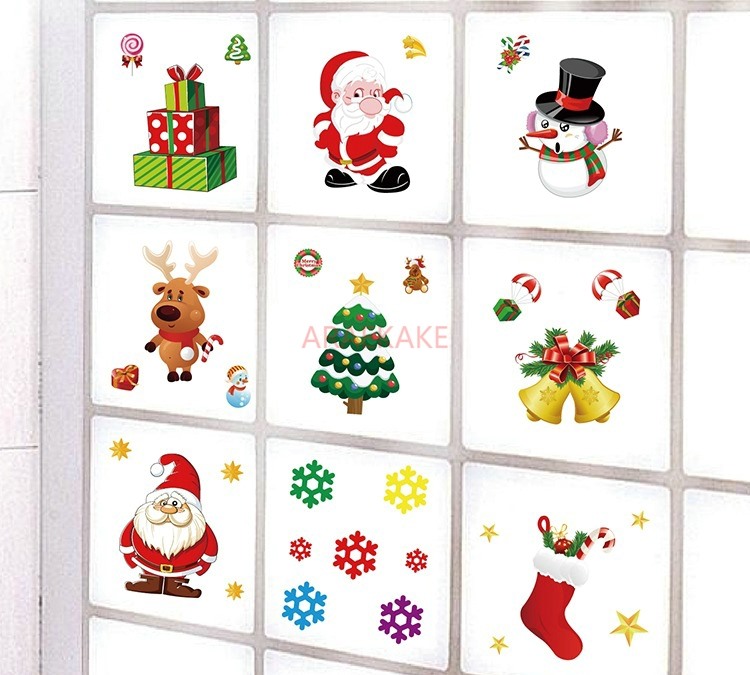 1PCS Removable Christmas Stati - огляд і ціна Snowflake Window Decal