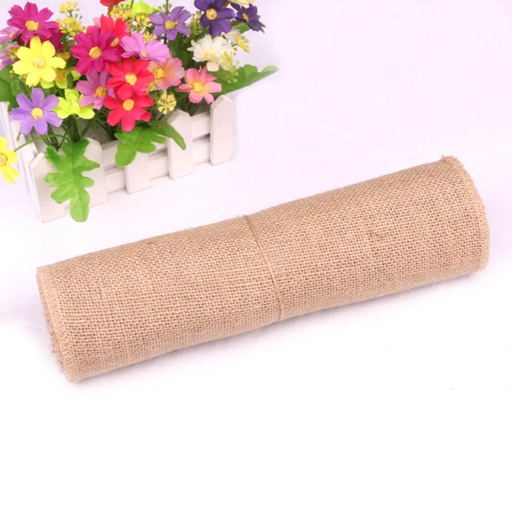 New Desig Beige Burlap Roll 30 - огляд і ціна Christmas Table Runner