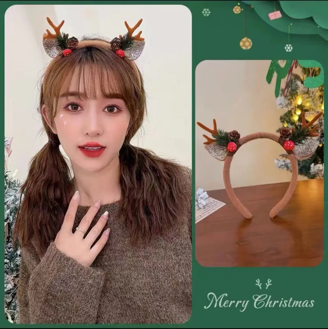 Christmas Headband Reindeer An - огляд і ціна Reindeer Antlers Headband