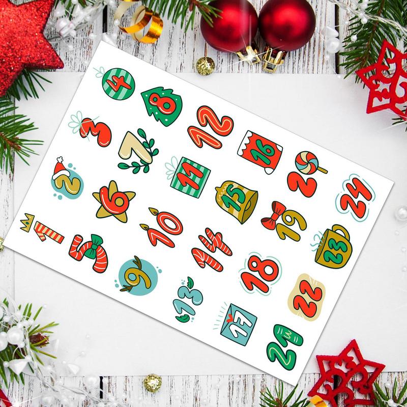 Merry Christmas Stickers Adven - огляд і ціна Advent Calendar Gift