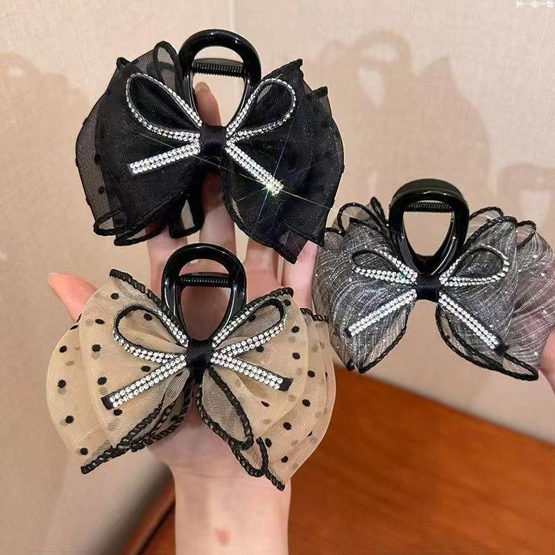 New Elegant Mesh Bow Hair Clip - огляд і ціна Ribbon Bow Gift