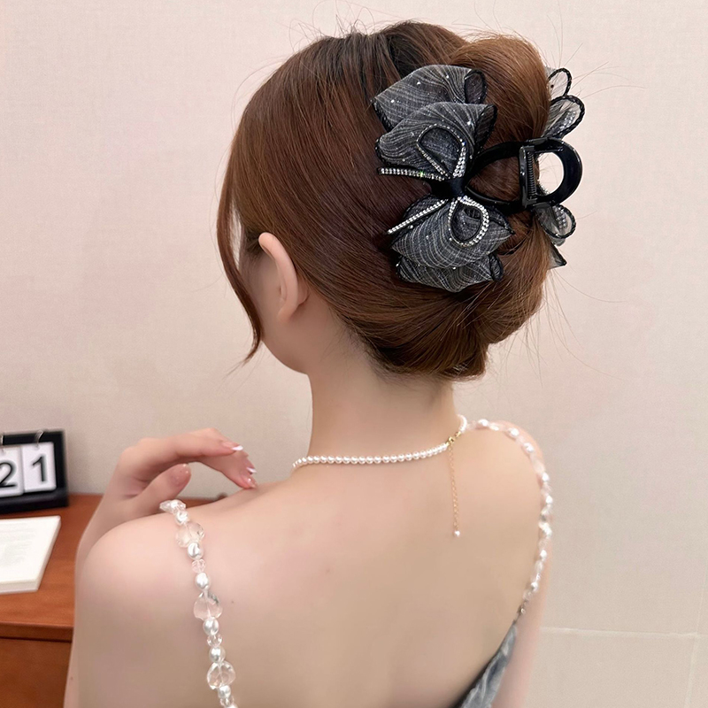New Elegant Mesh Bow Hair Clip - огляд і ціна Ribbon Bow Gift