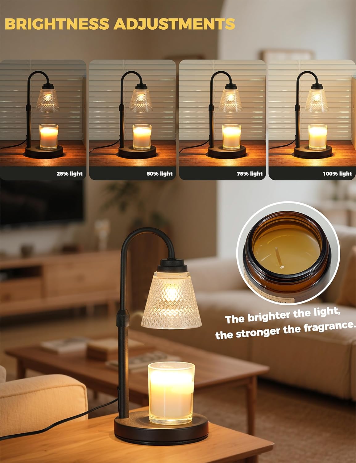 Candle Warmer Lamp with Timer  - огляд і ціна Holiday Candle Set