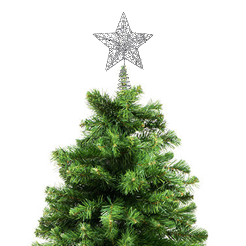 1pc Gold/Silver/Red/Blue Glitt - огляд і ціна Star Tree Topper