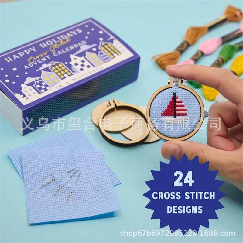 24 Days Countdown Cross Stitch - огляд і ціна Advent Calendar Gift