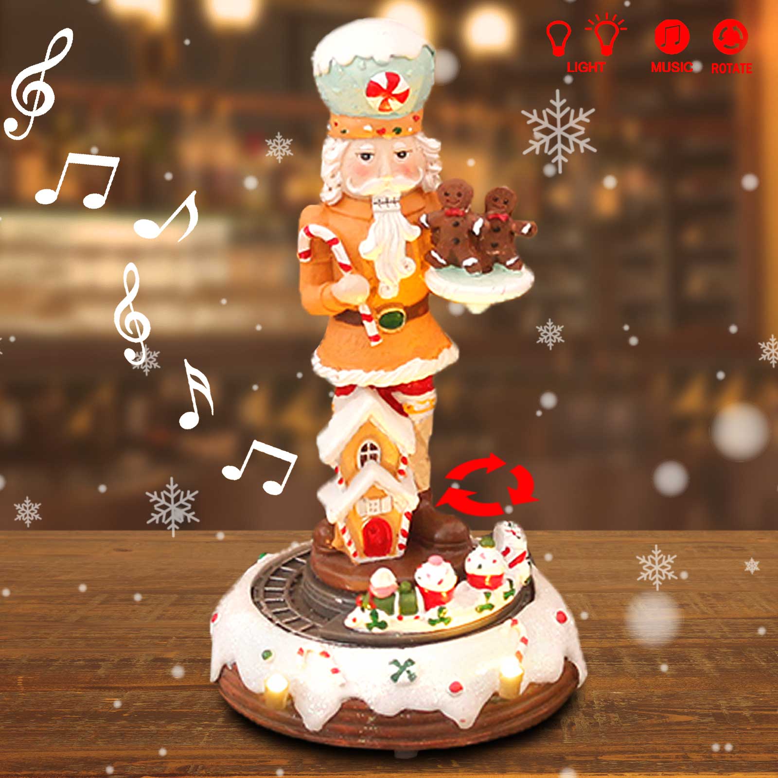 Christmas Gingerbread Nutcrack - огляд і ціна Nutcracker Figurine