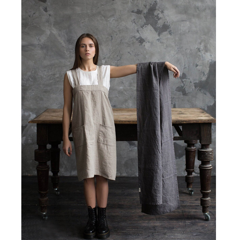 100% Linen Stone Washed Table  - огляд і ціна Christmas Table Runner