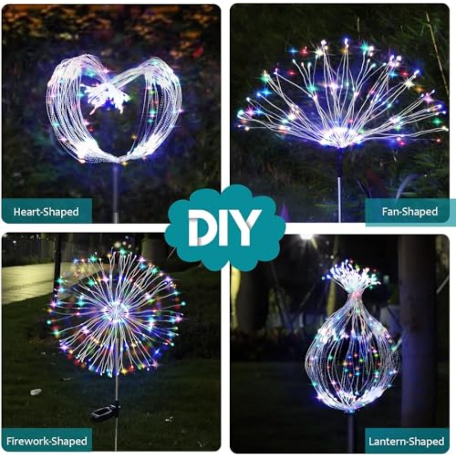 Solar Firework Lights, Lightin - огляд і ціна Christmas Lights Outdoor