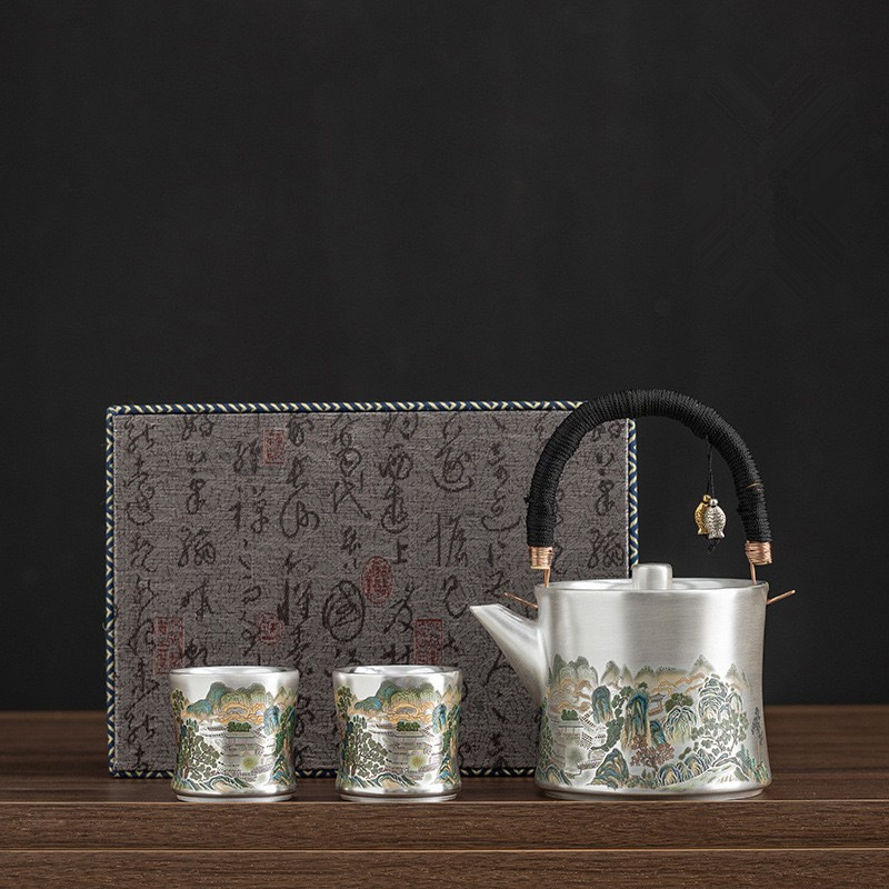 PYH Liu Yin one pot two cups p - огляд і ціна Gift Box Wrap Set