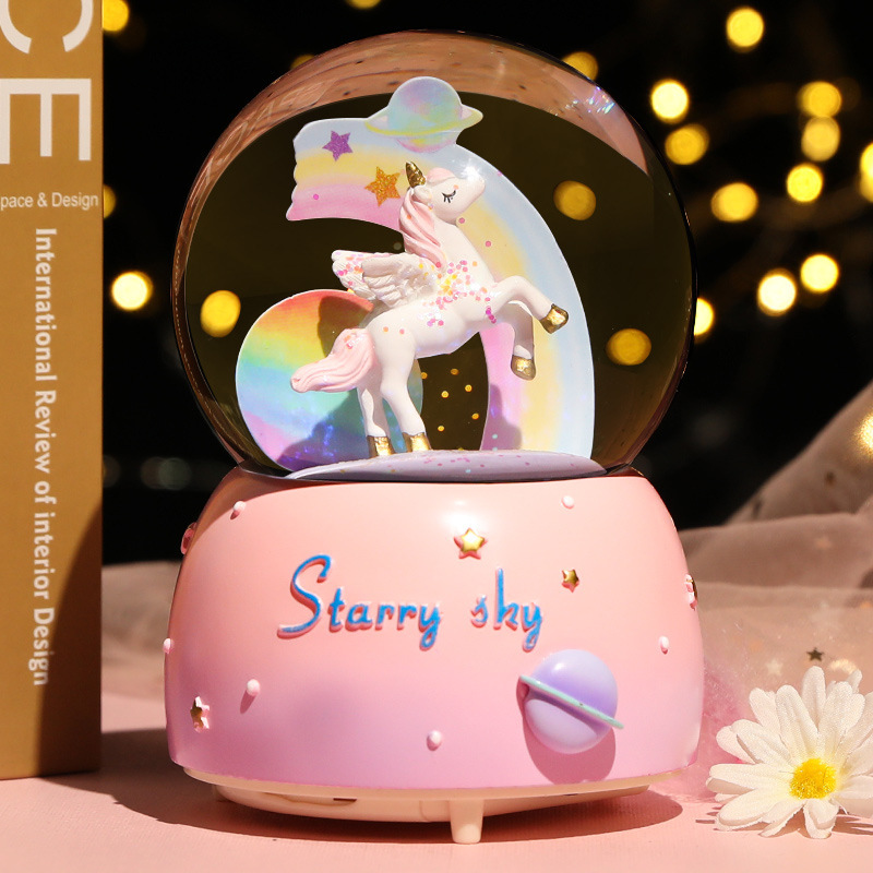 New Crystal Ball Music Box Gir - огляд і ціна Snow Globe Musical