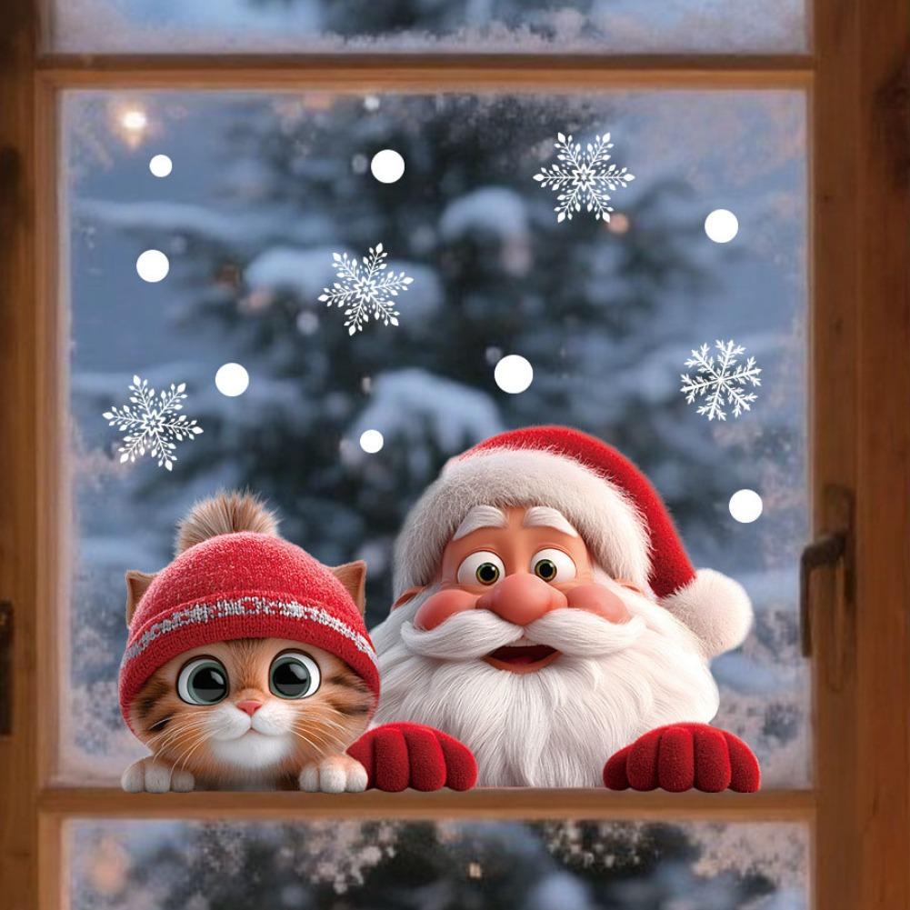 Christmas Window Door Mirror S - огляд і ціна Snowflake Window Decal